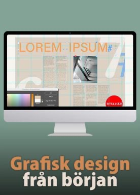 Poster Grafisk design från början